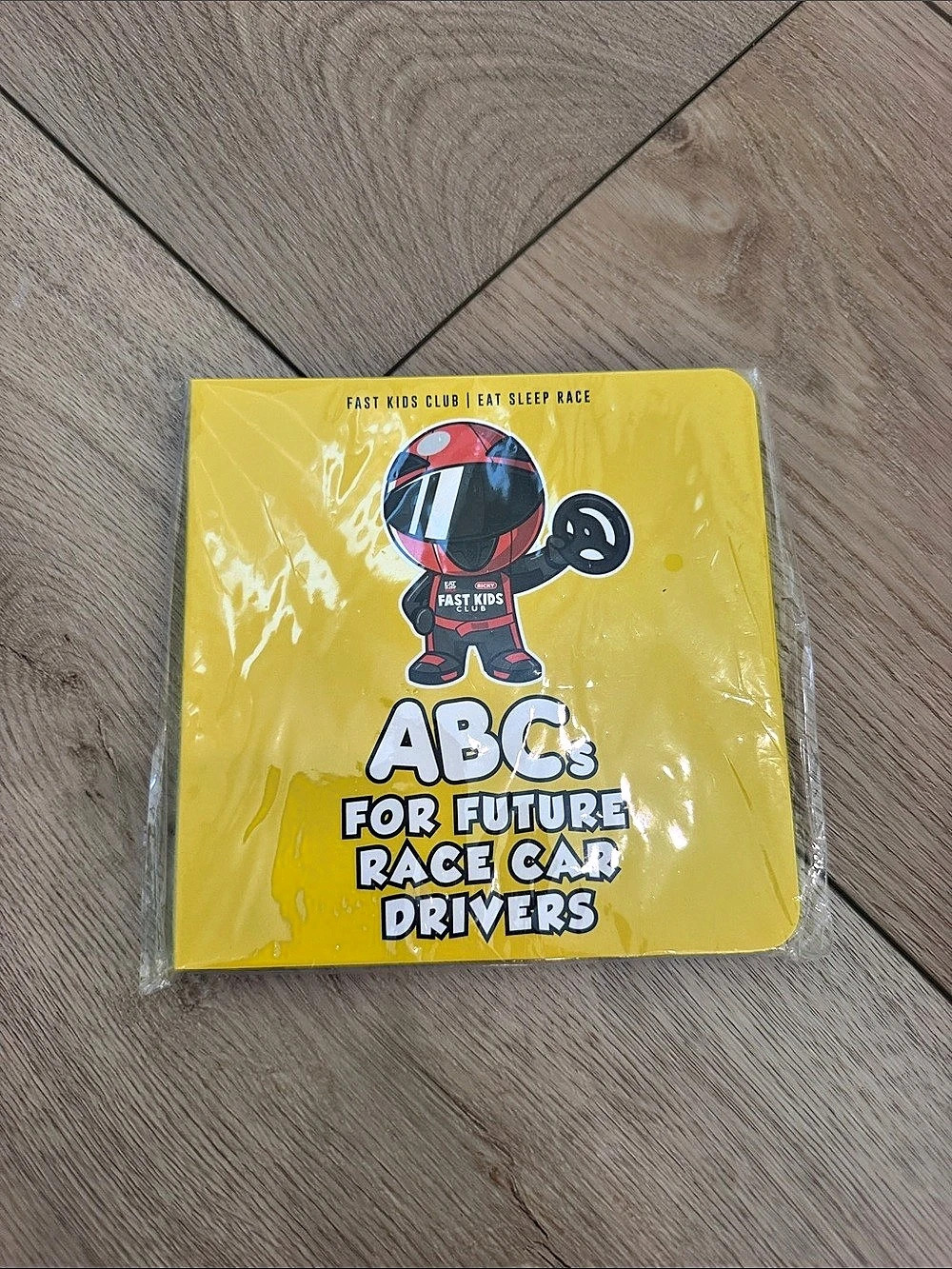 Fast Kids ABCs for Future Race Car Drivers Kids Learning Book NWT